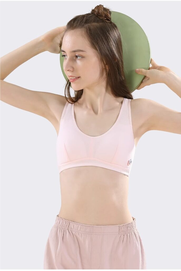 Student developmental period strapless breathable vest bra