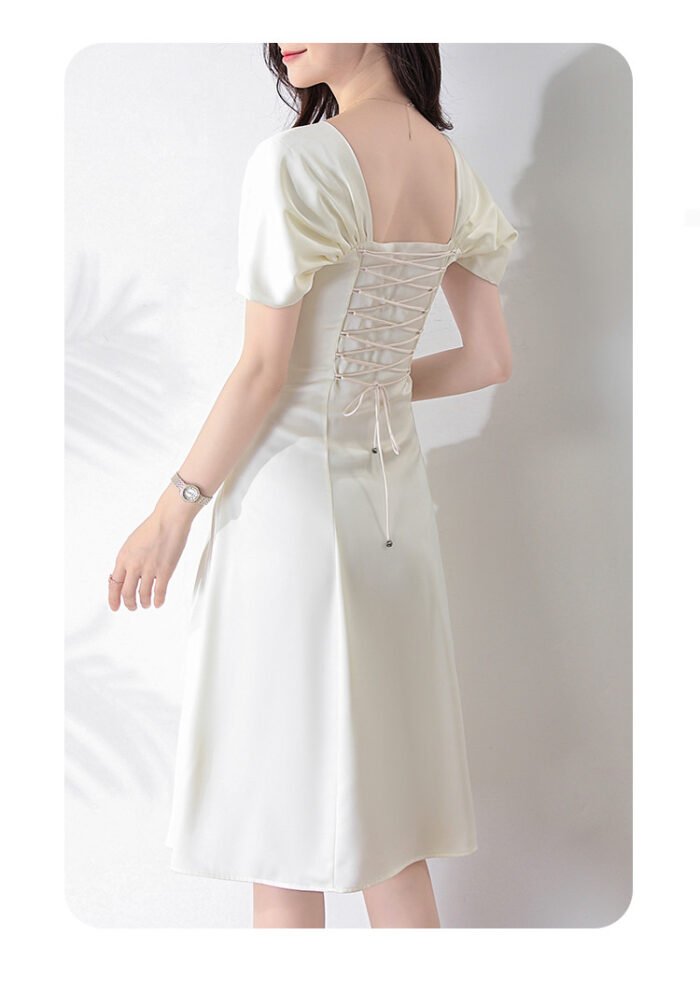 Elegant waist cinching dress