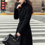 2024 new autumn and winter double-sided wool coat for women